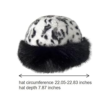 Leopard Beanie Y2k Hat Cheetah 2000s Emo Grunge Cool Faux